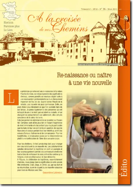 Journal paroissial N° 36 - Mars 2015