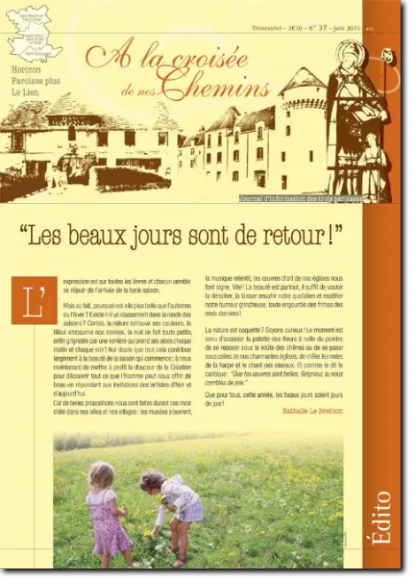 Journal paroissial N° 37 - Juin 2015