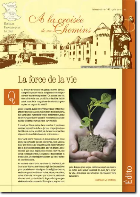 Journal paroissial N° 41 - Juin 2016
