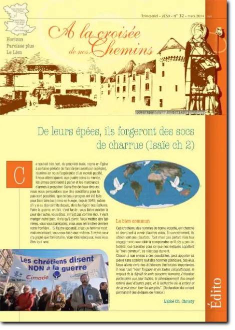 Journal paroissial N° 32 - Mars 2014