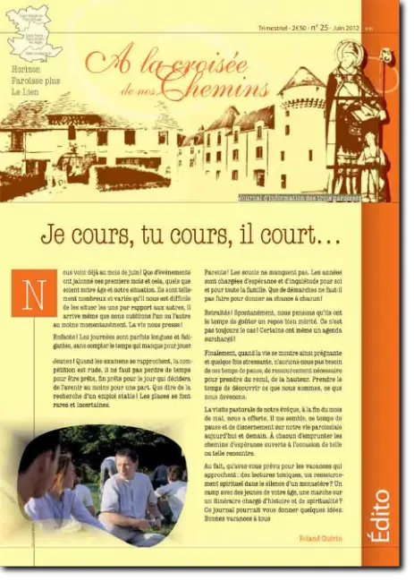 Journal paroissial N° 25 - Juin 2012