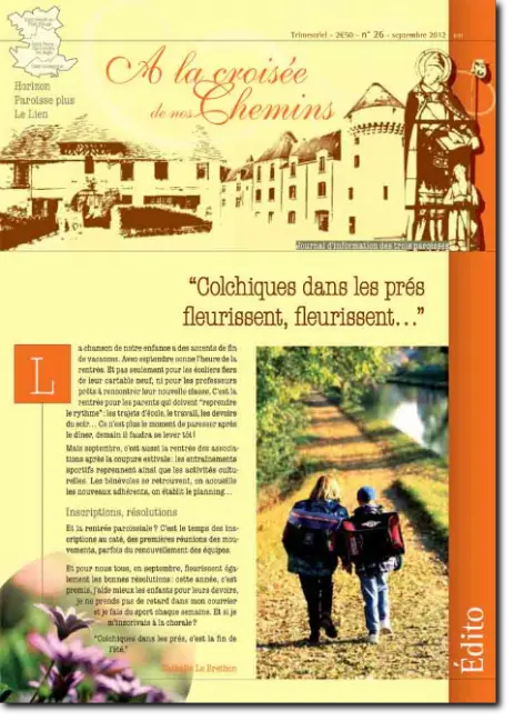 Journal paroissial N° 26 - Septembre 2012